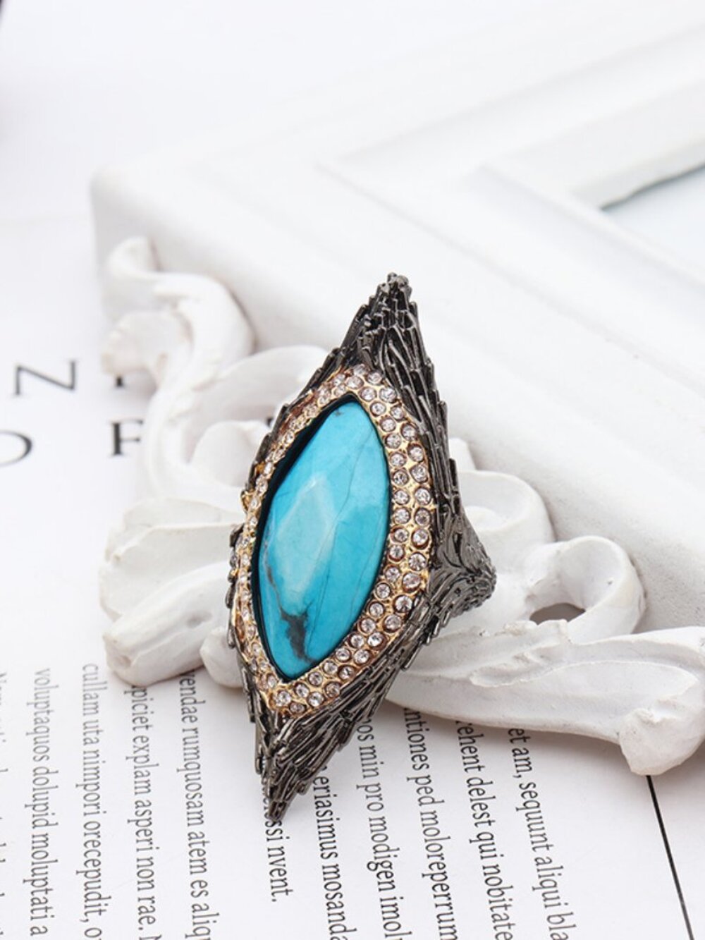 Alexis Bittar Angel Eye Inlay Ring